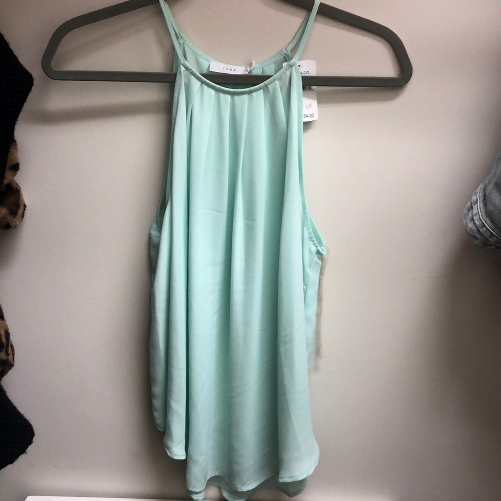 Lush silk tank